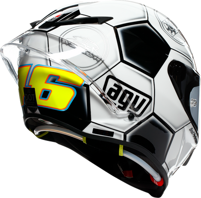 AGV Pista GP RR Catalunya 2008 Limited Edition helmet in XL, featuring detailed racing helmet design and vibrant graphics.