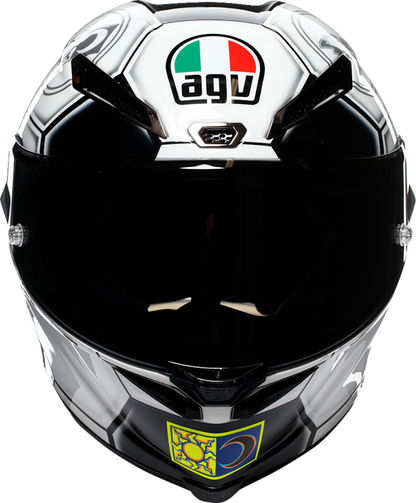 AGV Pista GP RR Catalunya 2008 Limited Edition motorcycle helmet, large size, featuring detailed racing graphics and vibrant colors.