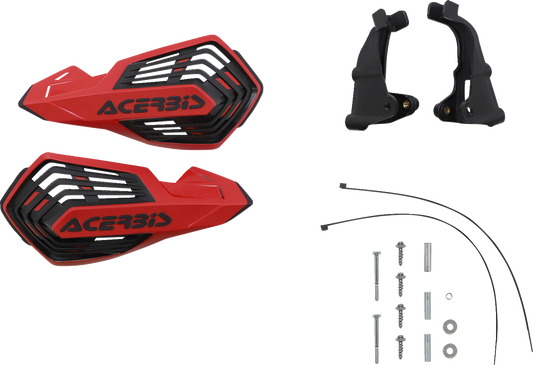 ACERBIS Handguards - K-Future - Red/Black 2801971018 - Howling Moto