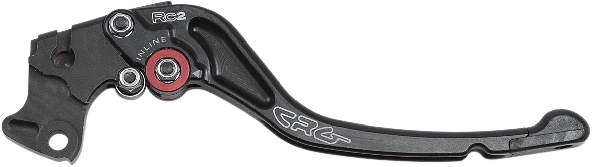 CRG RC2 standard clutch lever in black, motorcycle control lever with ergonomic design and adjustable features.