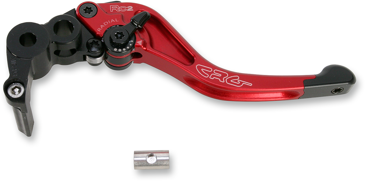 CRG RC2 Shorty Brake Lever - Red, Part Number 2RN-511-H-R