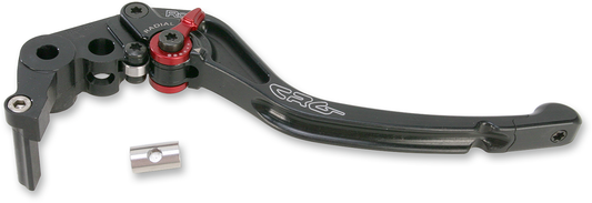 CRG RC2 standard brake lever in black, featuring ergonomic design and durable construction for motorcycle braking systems.