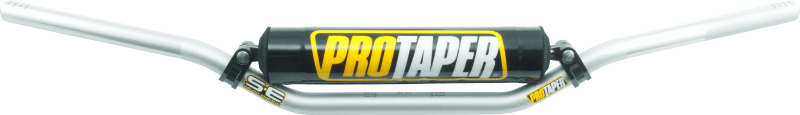 ProTaper SE YZ high handlebar in silver, 7/8 inch aerospace aluminum for powersports motorcycles and dirt bikes.