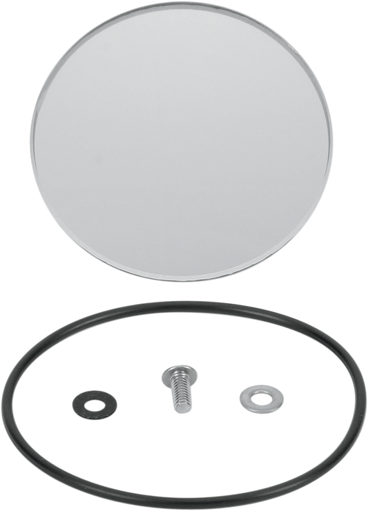 CRG Blindsight GK-200 replacement mirror glass, 2-inch convex automotive-quality glass for vehicle side mirrors.