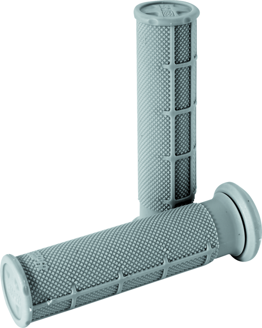 Soft light gray ProTaper 1/2 Waffle ATV grips designed for speed and strength with textured rubber surface for secure handling.