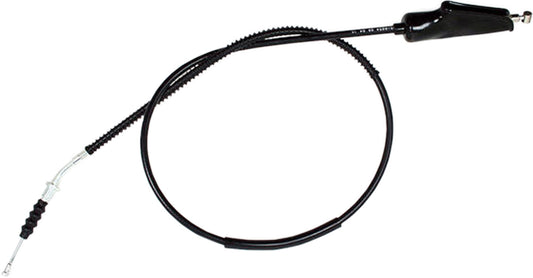 Black vinyl clutch cable by MOTION PRO, part 05-0054, designed for motorcycle performance and durability.