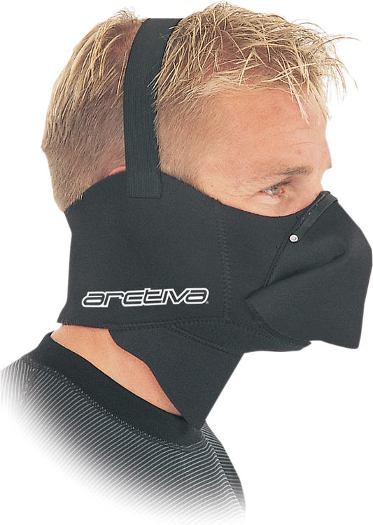 Bill's Exhausts ARCTIVA Fog Evader snow goggles in black with tinted lenses, designed for winter sports and snowboarding.