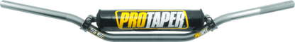 ProTaper SE YZ high handlebar in platinum gray, lightweight BMX motorcycle handlebar with durable construction and ergonomic design.