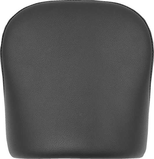 SADDLEMEN Heels Down Touring Pillion Pad in black, motorcycle seat accessory designed for comfort and style.