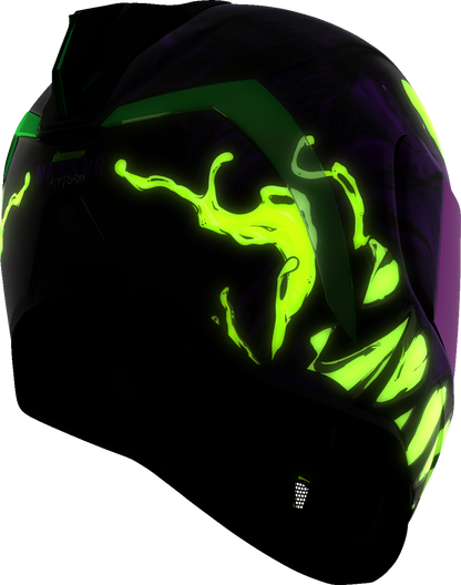Purple ICON Airform™ helmet with MIPS® technology, size XS, featuring sleek design and adjustable straps.