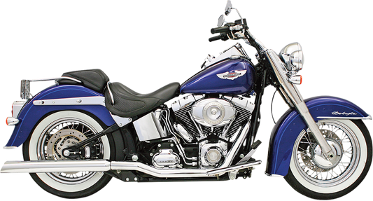 BASSANI XHAUST Power Curve True-Dual Crossover Header Pipes for Softail '86-'06 – Part SFT-211