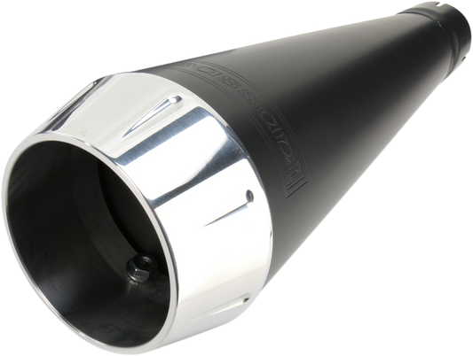 BASSANI XHAUST Road Rage exhaust for Harley-Davidson XL 2004-2013, part 14122J, showing the black motorcycle exhaust pipe.