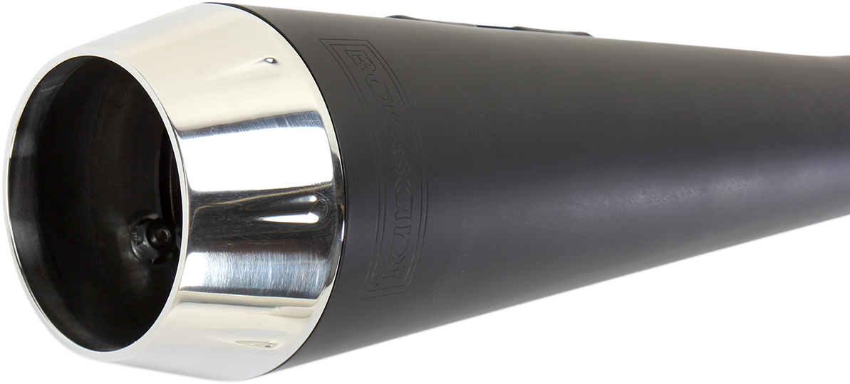 BASSANI XHAUST Road Rage Short Exhaust for '06-'17 FXD with Black Finish - Part 13122J