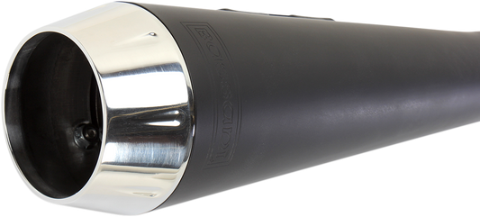 BASSANI XHAUST Road Rage Short Exhaust for '06-'17 FXD with Black Finish - Part 13122J