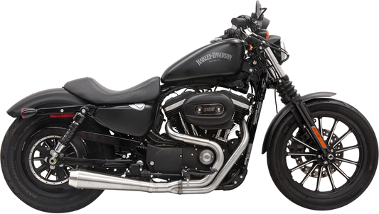 BASSANI XHAUST Road Rage 3 exhaust system for Harley-Davidson XL 1986-2003, shiny stainless steel with dual mufflers