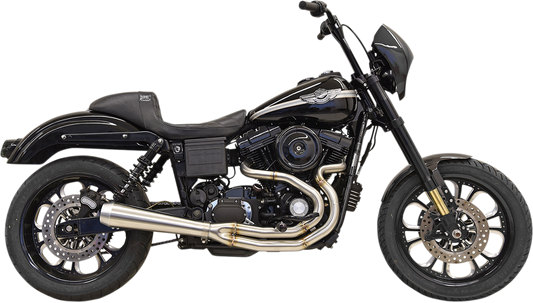 BASSANI XHAUST high horsepower motorcycle 2:1 stainless steel exhaust system with polished finish and durable construction.