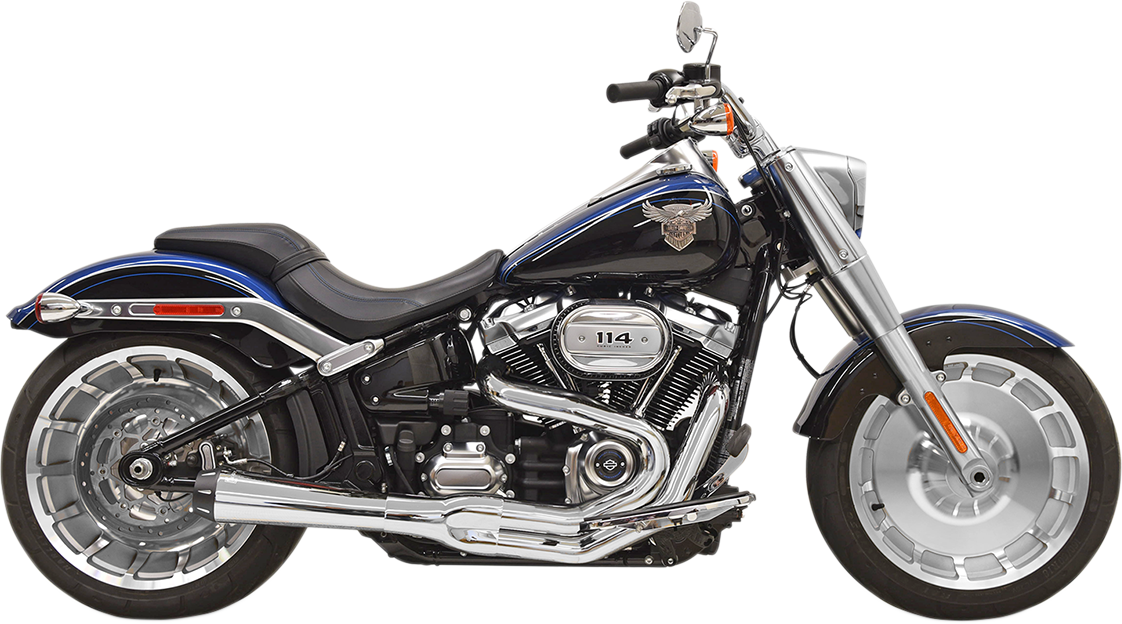 Chrome BASSANI XHAUST 2:1 motorcycle exhaust system with part number 1S62R, designed for enhanced motorcycle performance.