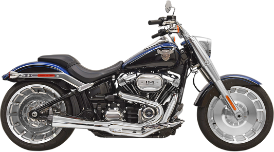 Chrome BASSANI XHAUST 2:1 motorcycle exhaust system with part number 1S62R, designed for enhanced motorcycle performance.