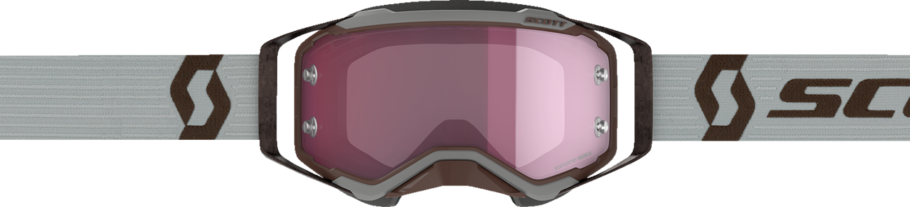 SCOTT Prospect Amplifier Goggles - Gray/Brown - Rose Works 285536-7430352 - Howling Moto