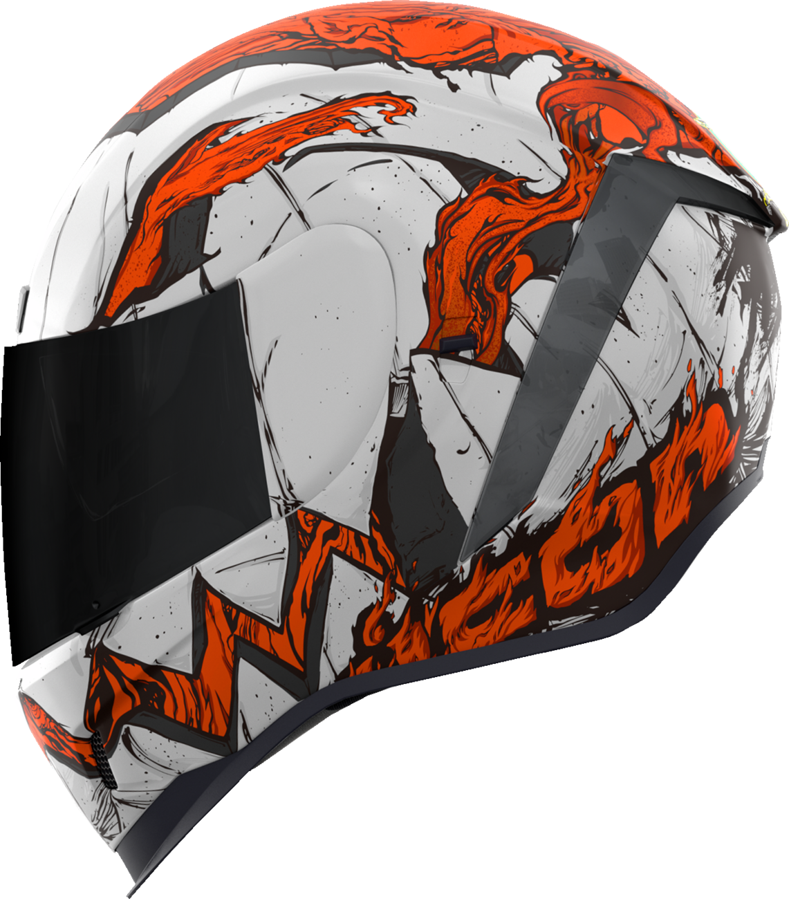 White ICON Airform™ Trick or Street 3 helmet in XS size, featuring sleek design and ventilation for motorcycle riding safety.