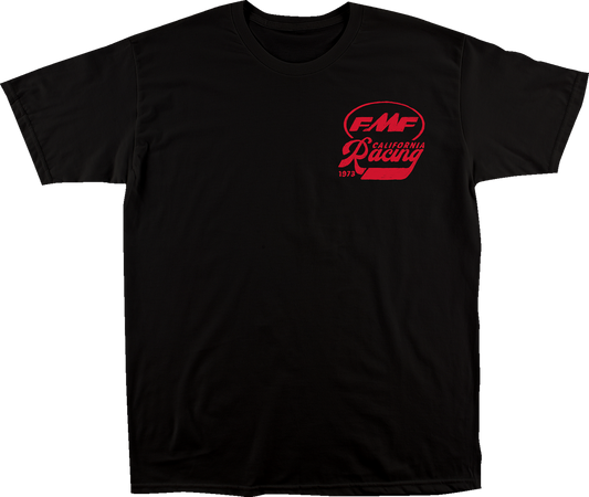 FMF Twisted Metal T-Shirt in black, medium size, featuring a bold twisted metal graphic on the front.