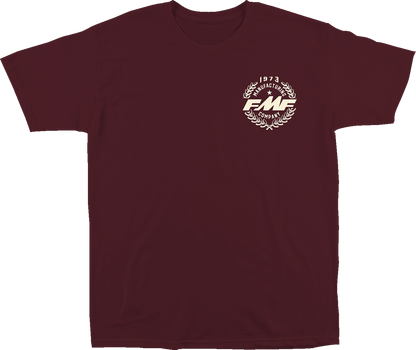FMF Fuel T-Shirt - Maroon, Small - FA24118912MRNSM