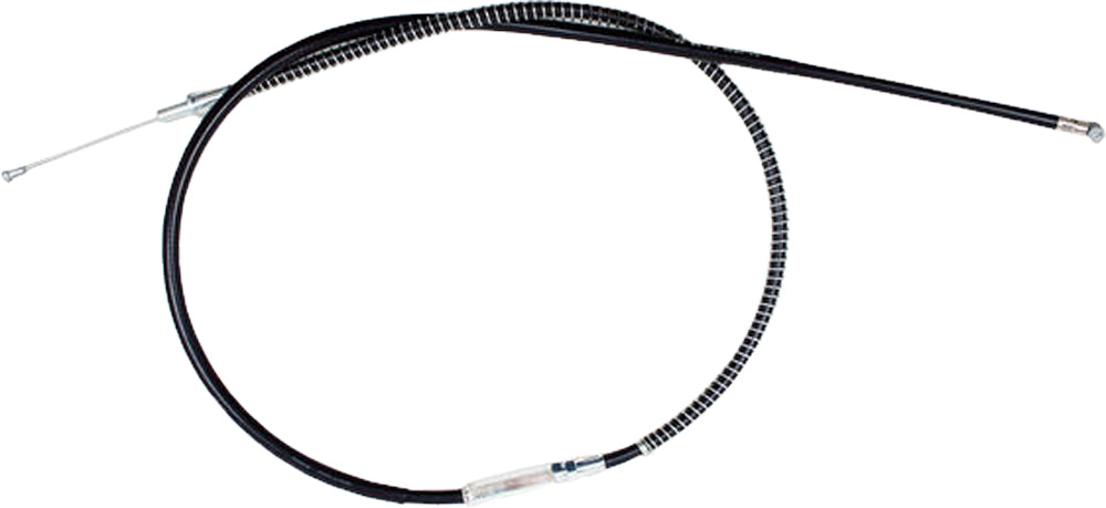 Black vinyl clutch cable by MOTION PRO with longitudinal wound housing, designed for motorcycle clutch systems.