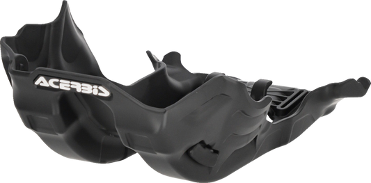 A black ACERBIS skid plate for Yamaha YZ 450F, made of durable body material, designed to protect the motorcycle's underside.
