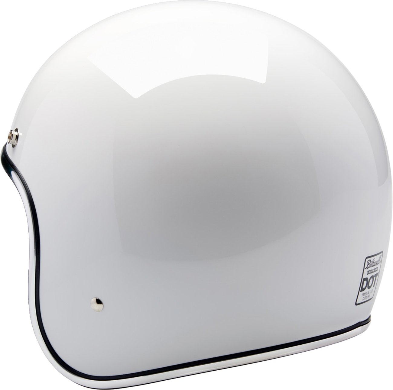 BILTWELL Bonanza Helmet - Gloss White - XL 1001-164-205 - Howling Moto