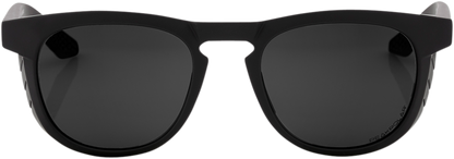 Black Slent sunglasses with gray polarized lenses, featuring a sleek frame design from Bill's Exhausts.
