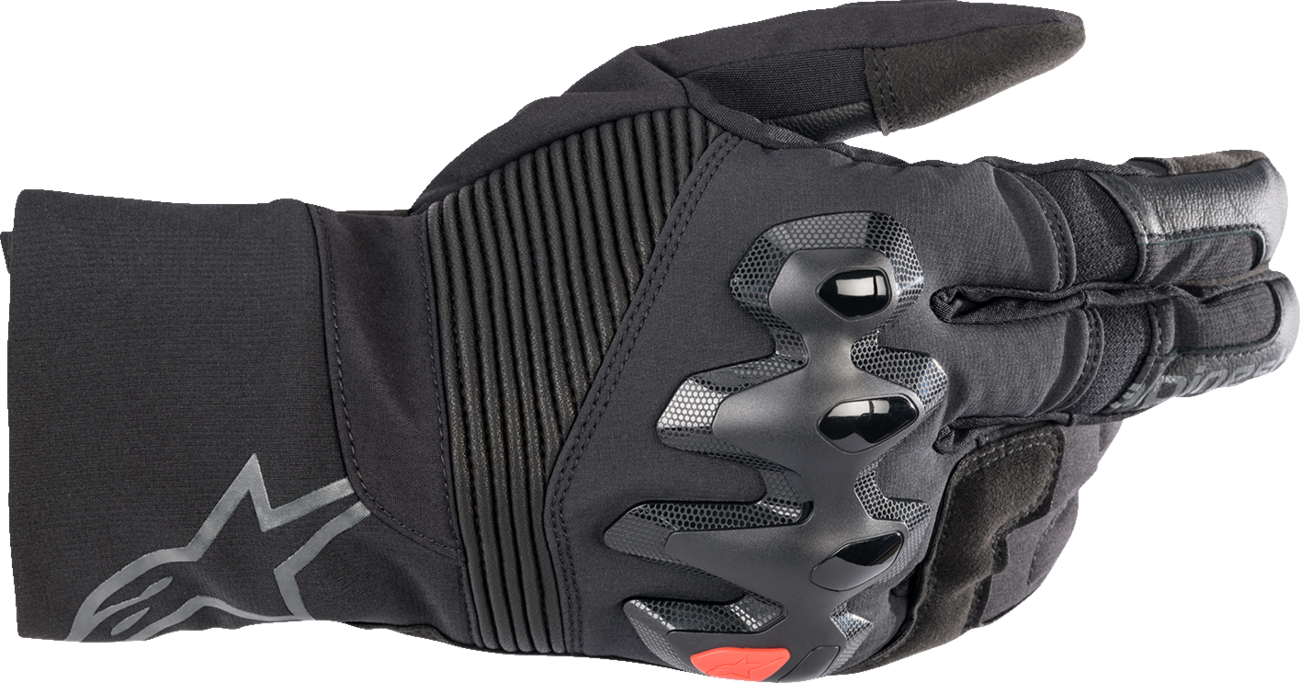 Alpinestars Bogota' DrystarXF® motorcycle gloves in black, medium size, featuring protective padding and durable construction.