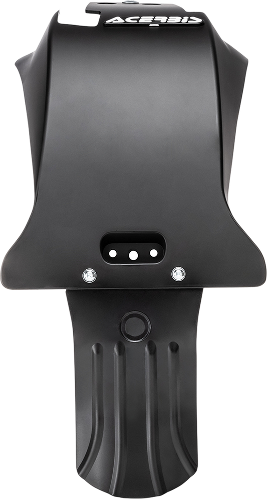 Black ACERBIS skid plate for Beta motorcycle, durable body protection part with brand-specific design.