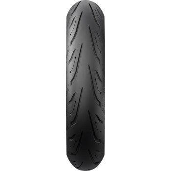 Michelin Power Shift front motorcycle tire 120/70R17 58H with tread pattern and sidewall details for optimal grip and performance