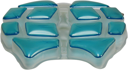 Black WILD ASS Cushion Air Seat with Gel, designed for engine support, featuring smart air technology by Bill's Exhausts.