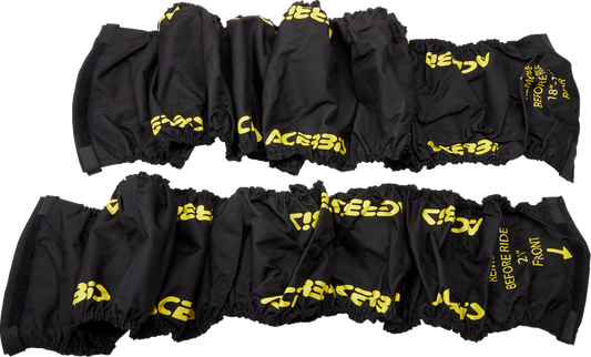 Acerbis X-Tire black motorcycle body wrap with textured finish, designed for durable protection and sleek appearance.