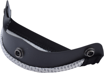 Bill's Exhausts AFX FX-99 chin curtain for helmets, available in L to 2XL, shown in black fabric with attachment points.