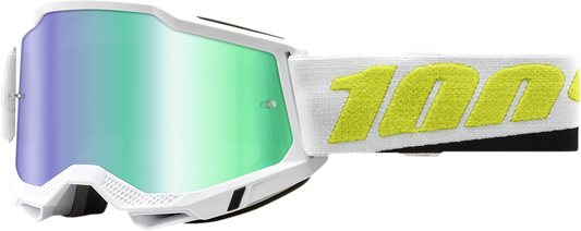 100% Accuri 2 Goggles - Peyote - Green Mirror 50014-00012 - Howling Moto