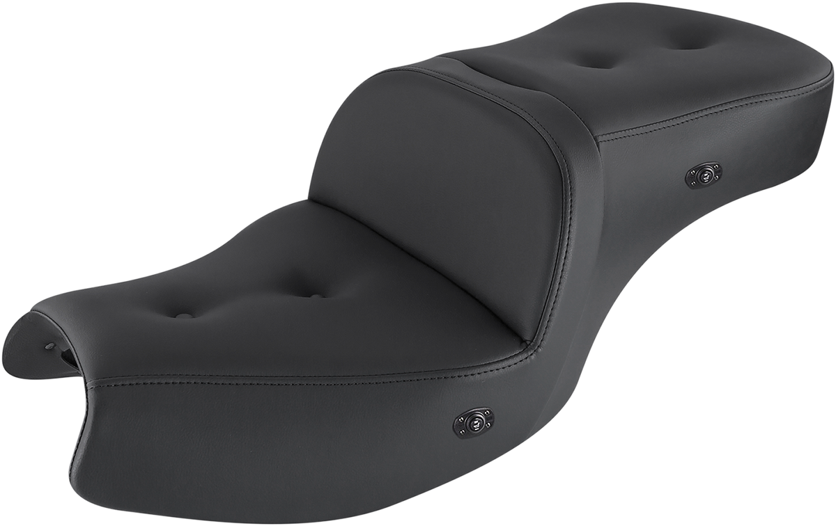 Bill's Exhausts SADDLEMEN Pillow-Top Heated Roadsofa Seat I20-06-181HCT with cushioned, pillow-top design and heating feature.