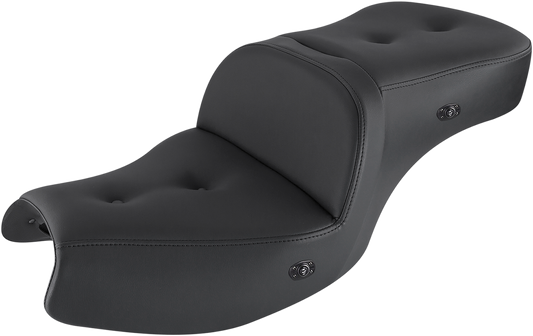 Bill's Exhausts SADDLEMEN Pillow-Top Heated Roadsofa Seat I20-06-181HCT with cushioned, pillow-top design and heating feature.