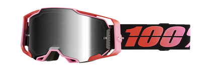 100% Armega Goggles - Guerlin - Silver Mirror 50005-00023 - Howling Moto