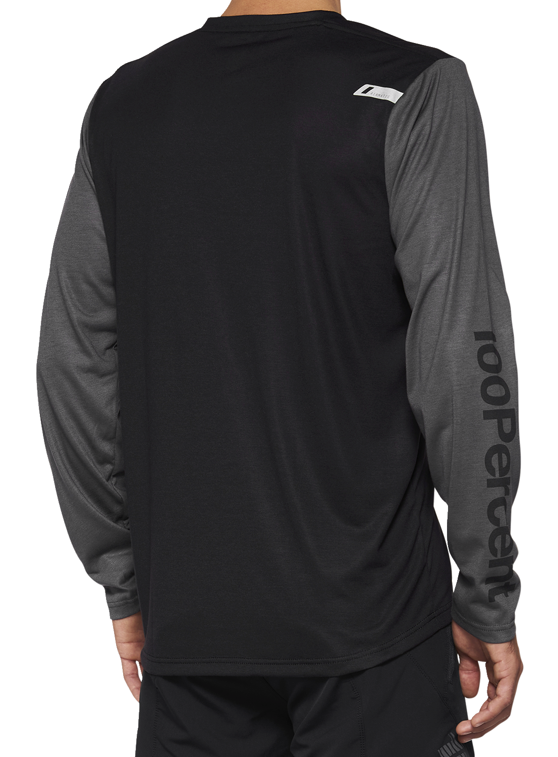 Black Bill's Exhausts 100% Airmatic long-sleeve jersey in small size, featuring a fitted design and smooth fabric.