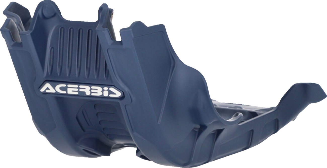 Blue ACERBIS skid plate for KTM and Husqvarna motorcycles, body protection part with product code 2977610003.