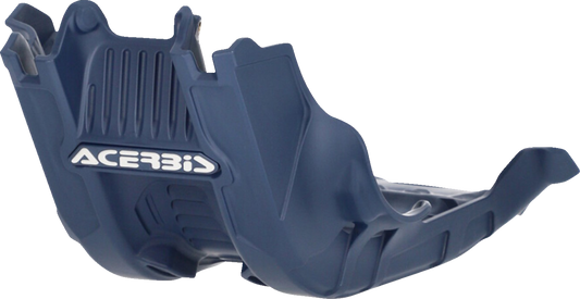 Blue ACERBIS skid plate for KTM and Husqvarna motorcycles, body protection part with product code 2977610003.