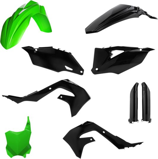 ACERBIS Full Replacement Body Kit - Green/Black 2736291089 - Howling Moto