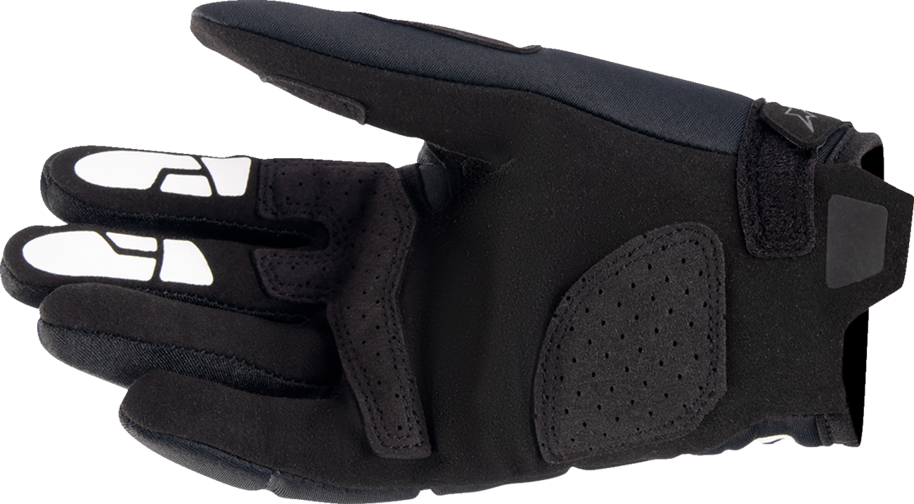 Alpinestars youth Thermo Shielder gloves in black, medium size, designed for warmth and protection, shown in the image.