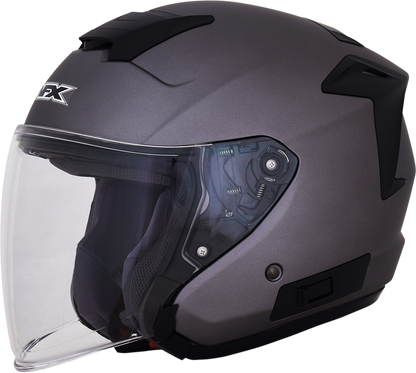 Bill's Exhausts AFX FX-60 helmet in Frost Gray, small size, featuring a sleek motorcycle helmet design with matte finish.