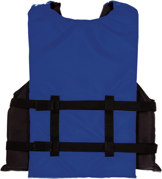 Bill's Exhausts Stars & Stripes PFD vest for water sports in red, white, and blue, one size, featuring a patriotic design.
