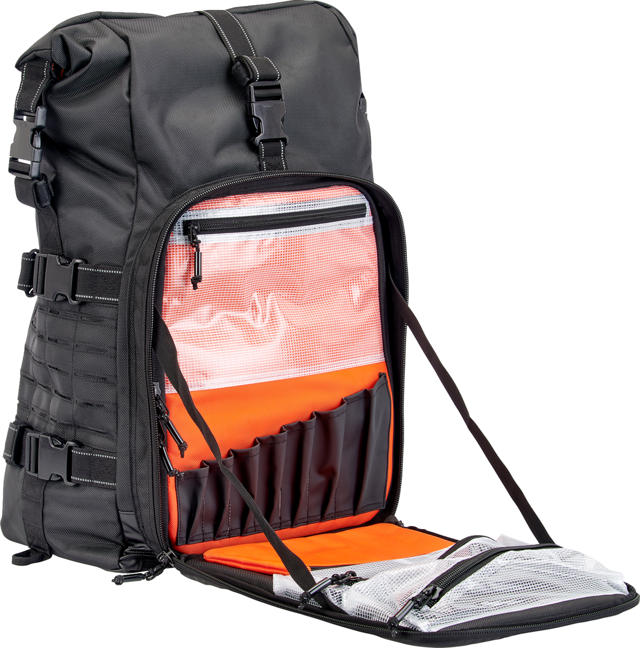 BILTWELL EXFIL-80 Motorcycle Bag - Gen 2 - Black 3014-01 - Howling Moto