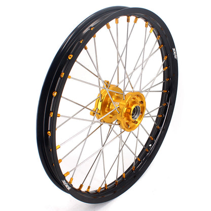 KKE 21 & 18 Enduro Rims for Suzuki RMZ250 2007-2022 RMZ450 2005 Gold Nipple - Howling Moto