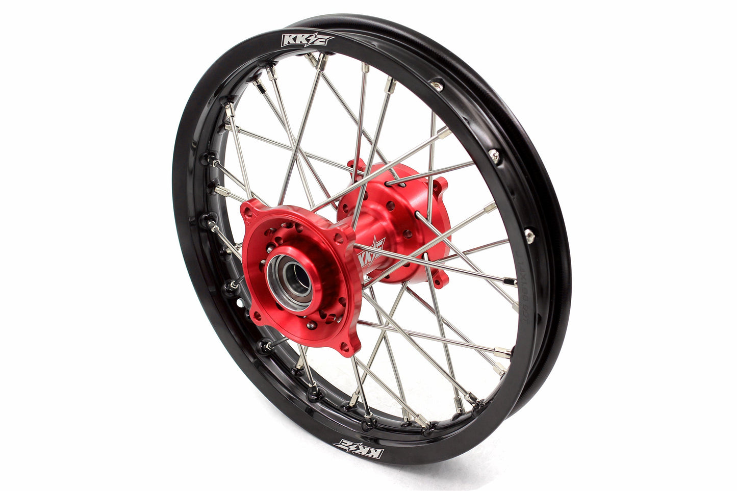 KKE 17"*1.4/14"*1.6 Spoked Small Kid's Wheels Set For KTM SX 85 2003-2020 Red Hub - Howling Moto